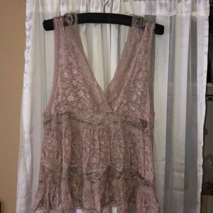 Free People Laced Top